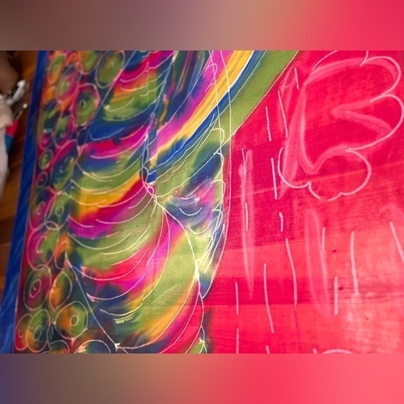 Gorgeous Vibrant and Colorful Jamaican Scarf, OS - Picture 9 of 15